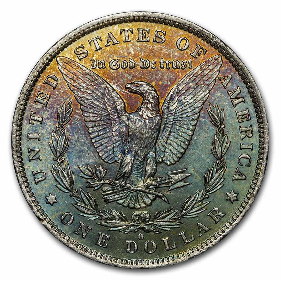 1878-1904 Morgan Dollars BU Beautifully Toned (Random Year)