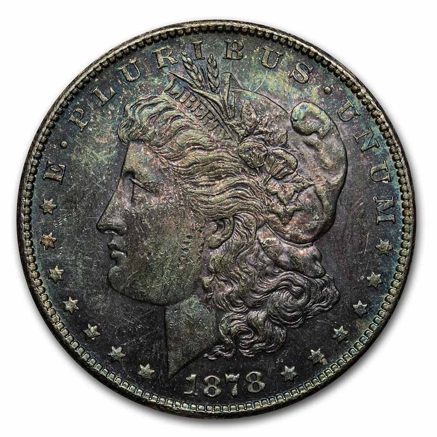 1878-1904 Morgan Dollars BU Beautifully Toned (Random Year)