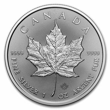 2024 1 oz Canadian Silver Maple Leaf Coin BU