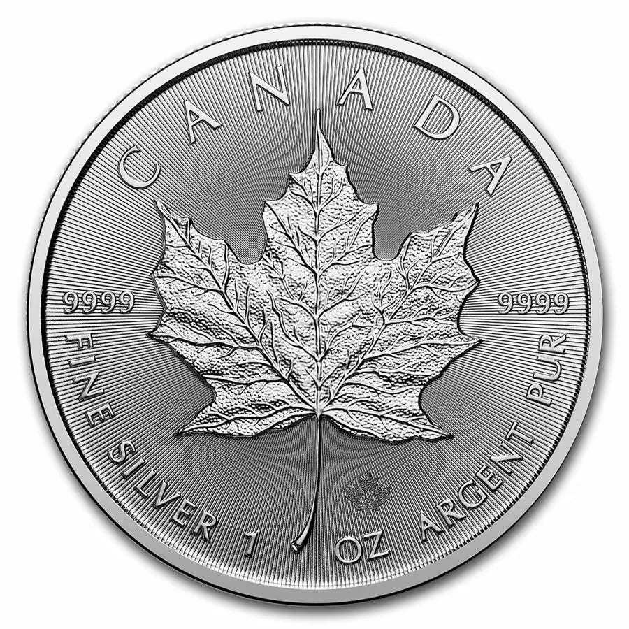 2024 1 oz Canadian Silver Maple Leaf Coin BU