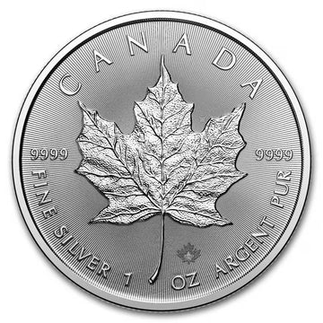 2025 1 oz Canadian Silver Maple Leaf Coin BU