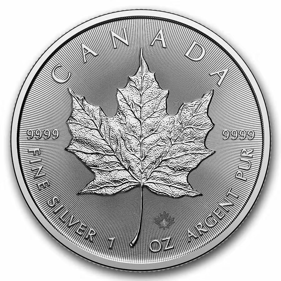 2026 1 oz Canadian Silver Maple Leaf Coin BU