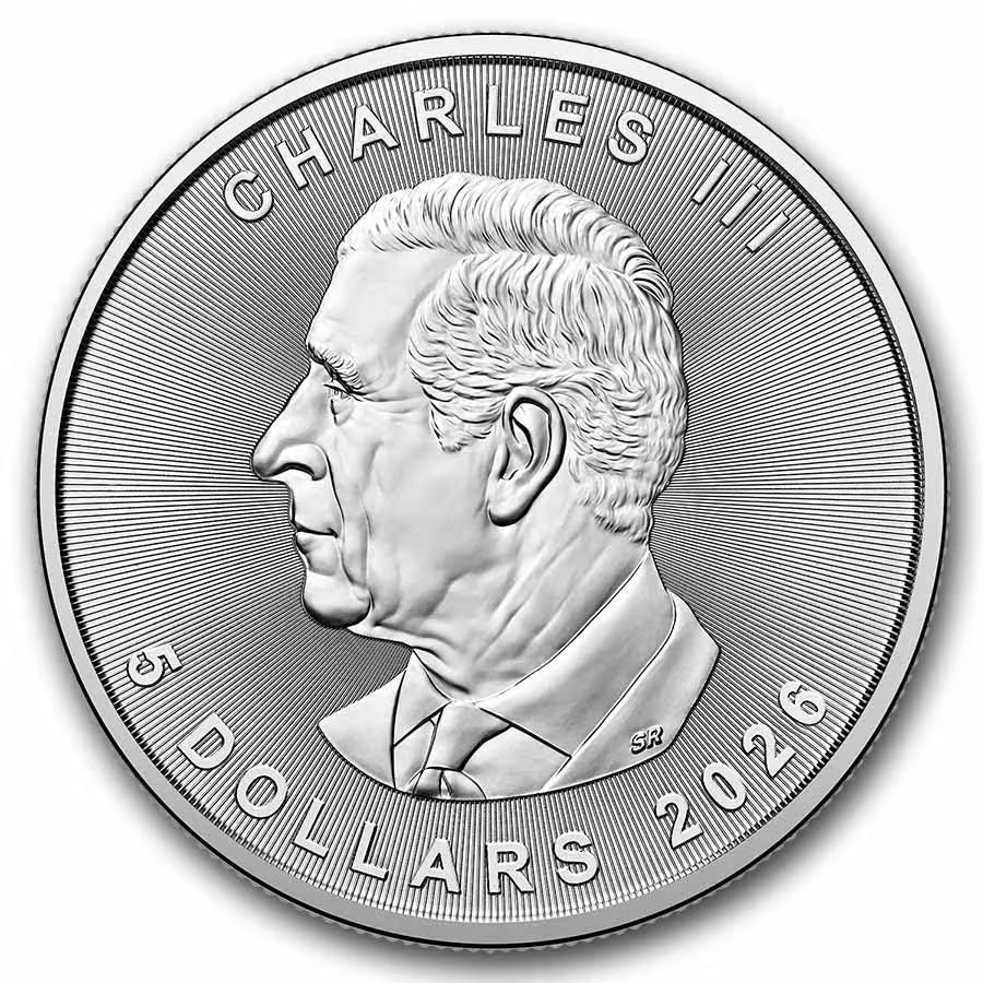 2026 1 oz Canadian Silver Maple Leaf Coin BU