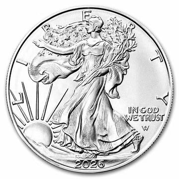 2026 1 oz American Silver Eagle $1 Coin BU