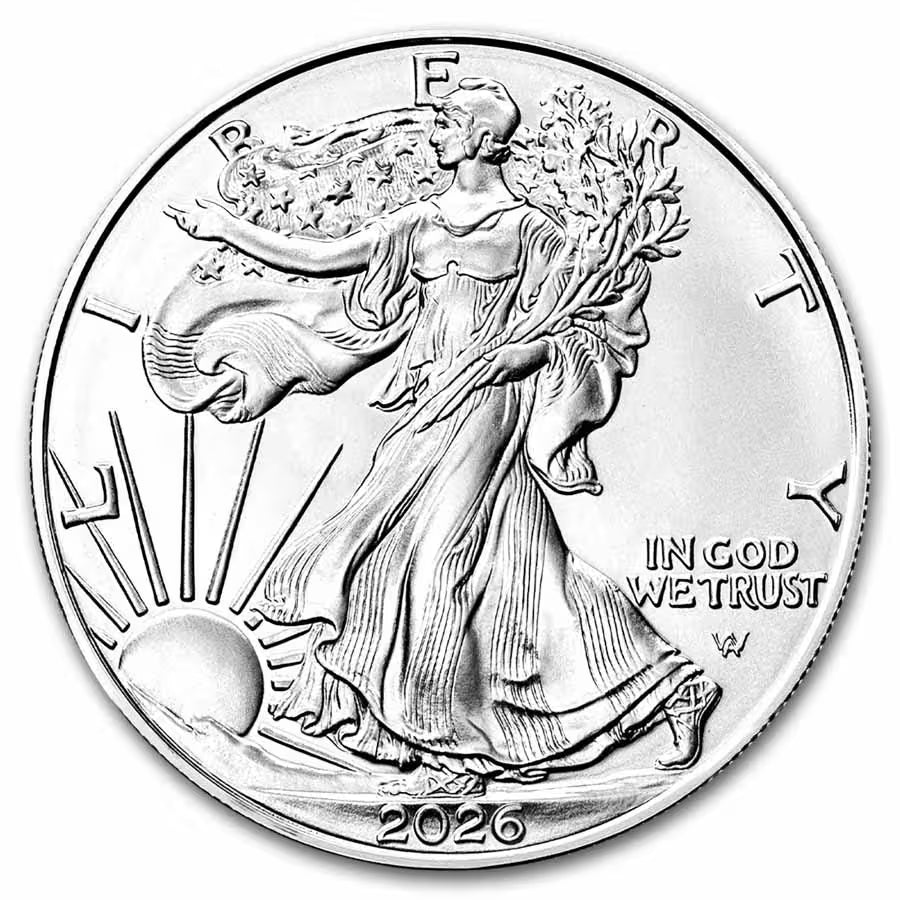 2026 1 oz American Silver Eagle $1 Coin BU
