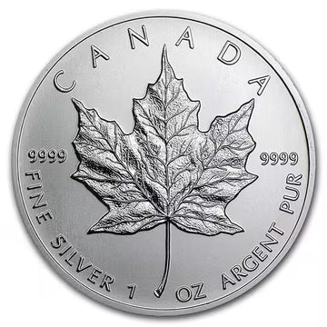 1 oz Canadian Silver Maple Leaf Coin BU (Random Year)