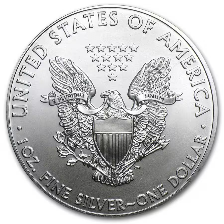 1 oz American Silver Eagle $1 Coin BU (Random Year)