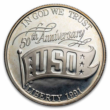 U.S. Mint $1 Silver Commem BU/Proof (ASW .7734 oz, Capsule Only)