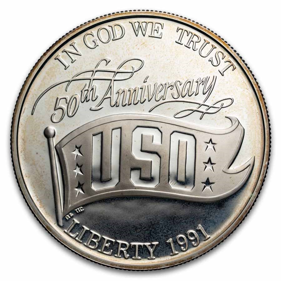 U.S. Mint $1 Silver Commem BU/Proof (ASW .7734 oz, Capsule Only)